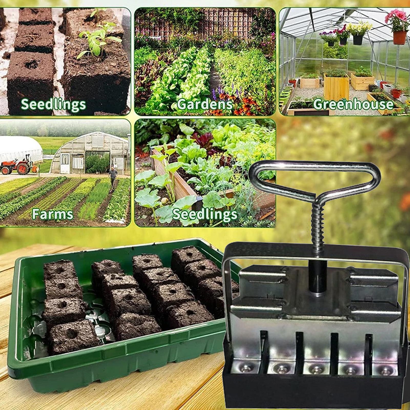 Soil Blocker Comfortable Handl - Urban Farming Garden review and price
